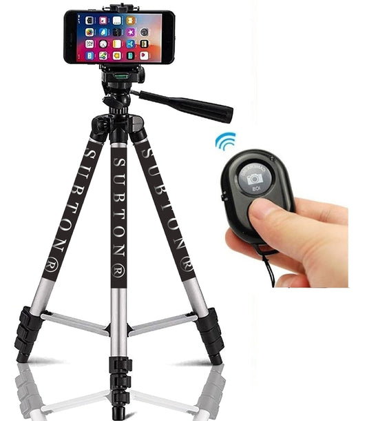 📸 3110 Tripod Camera Stand – Mobile & Camera Compatible  Stable | Adjustable | Portable